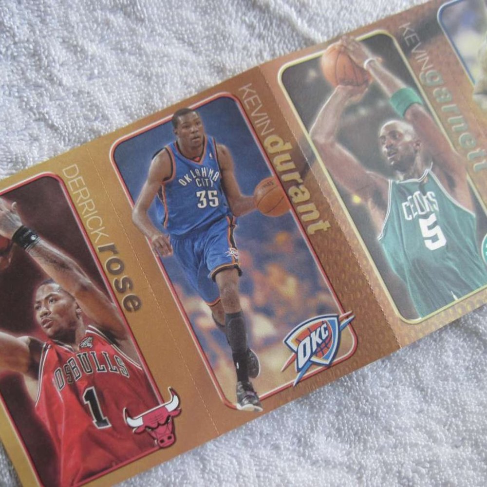 Variety Set 7 NBA Valentine Cards Howard Bryant Durant Anthony Wade Rose Garnett